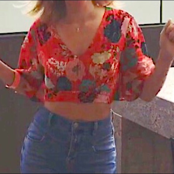 Red Crop Top - Picture 3 of 3